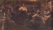 Ilya Repin Vechornisty oil painting reproduction